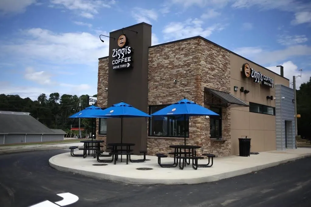Ziggi's Coffee drive-thru location in Martinez, GA